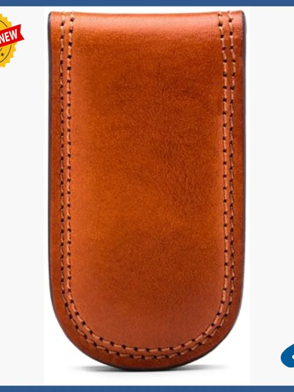 Magnetic Money Clip, Premium Leather, Compact Size, Men's Accessory